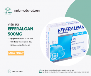 Viên sủi Efferalgan 500mg