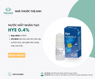 Nước mắt nhân tạo Hye 0.4% 