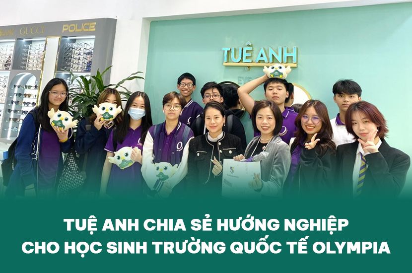 TUỆ ANH CHIA SẺ HƯỚNG NGHIỆP CHO HỌC SINH TRƯỜNG QUỐC TẾ OLYMPIA