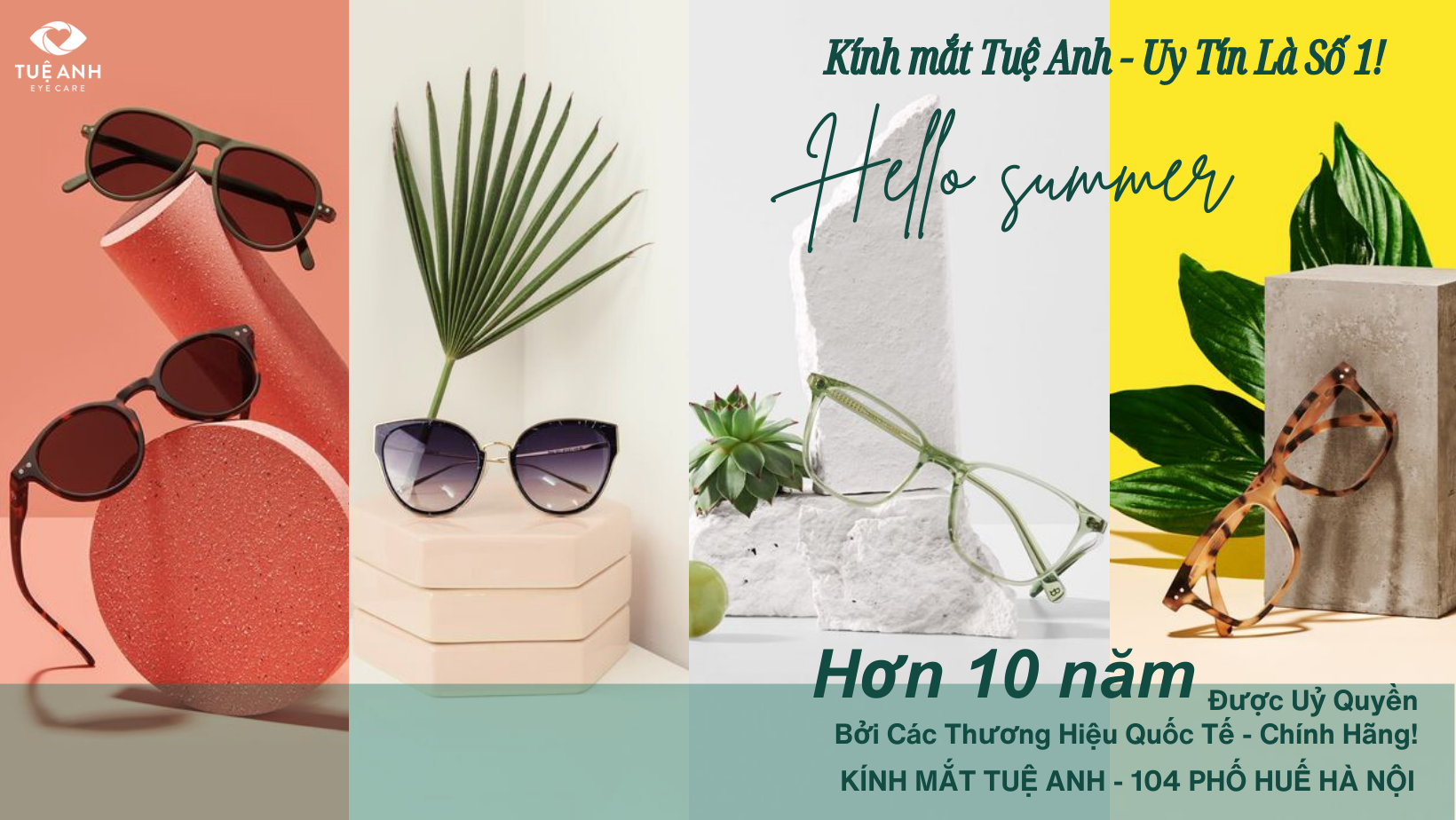 THÁNG 4 - TOP 10 KÍNH MÁT HOT NHẤT DỊP CHÀO HÈ 