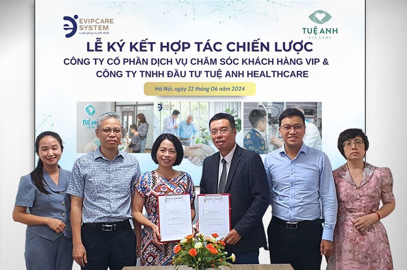 LỄ KÝ KẾT THỎA THUẬN HỢP TÁC TUỆ ANH EYE CARE VÀ eVIPcare