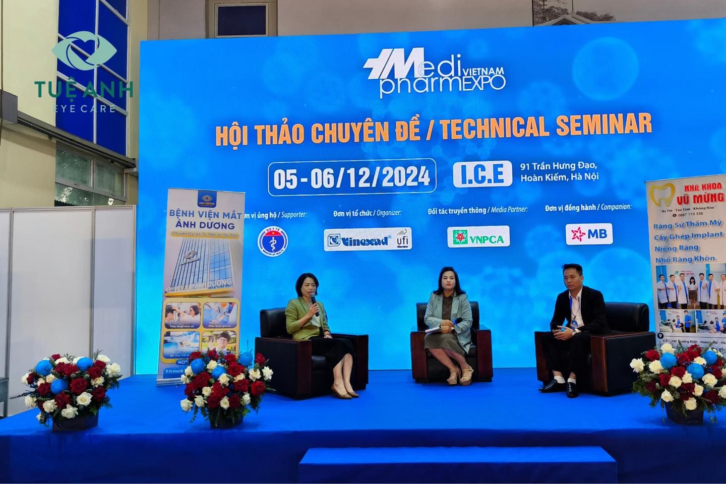 Ths.Bs Phạm Huyền Khanh - CEO Hệ thống mắt Tuệ Anh tham dự Triển lãm Quốc tế chuyên ngành y dược lần thứ 30