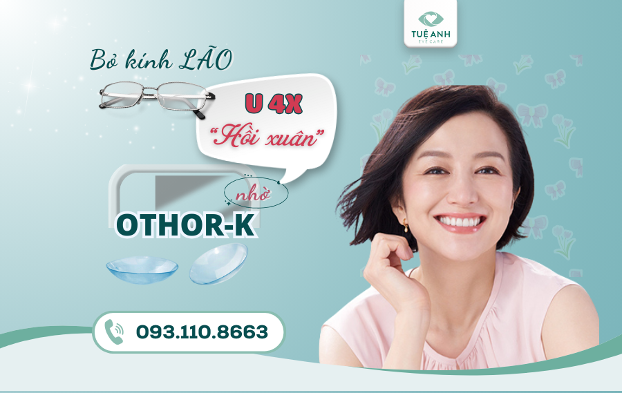 Bỏ gọng kính lão thị, U 4x 