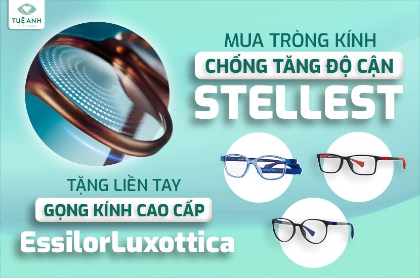 TẬN HƯỞNG ĐẶC QUYỀN ƯU ĐÃI TRÒNG KÍNH STELLEST TẠI TUỆ ANH EYE CARE 