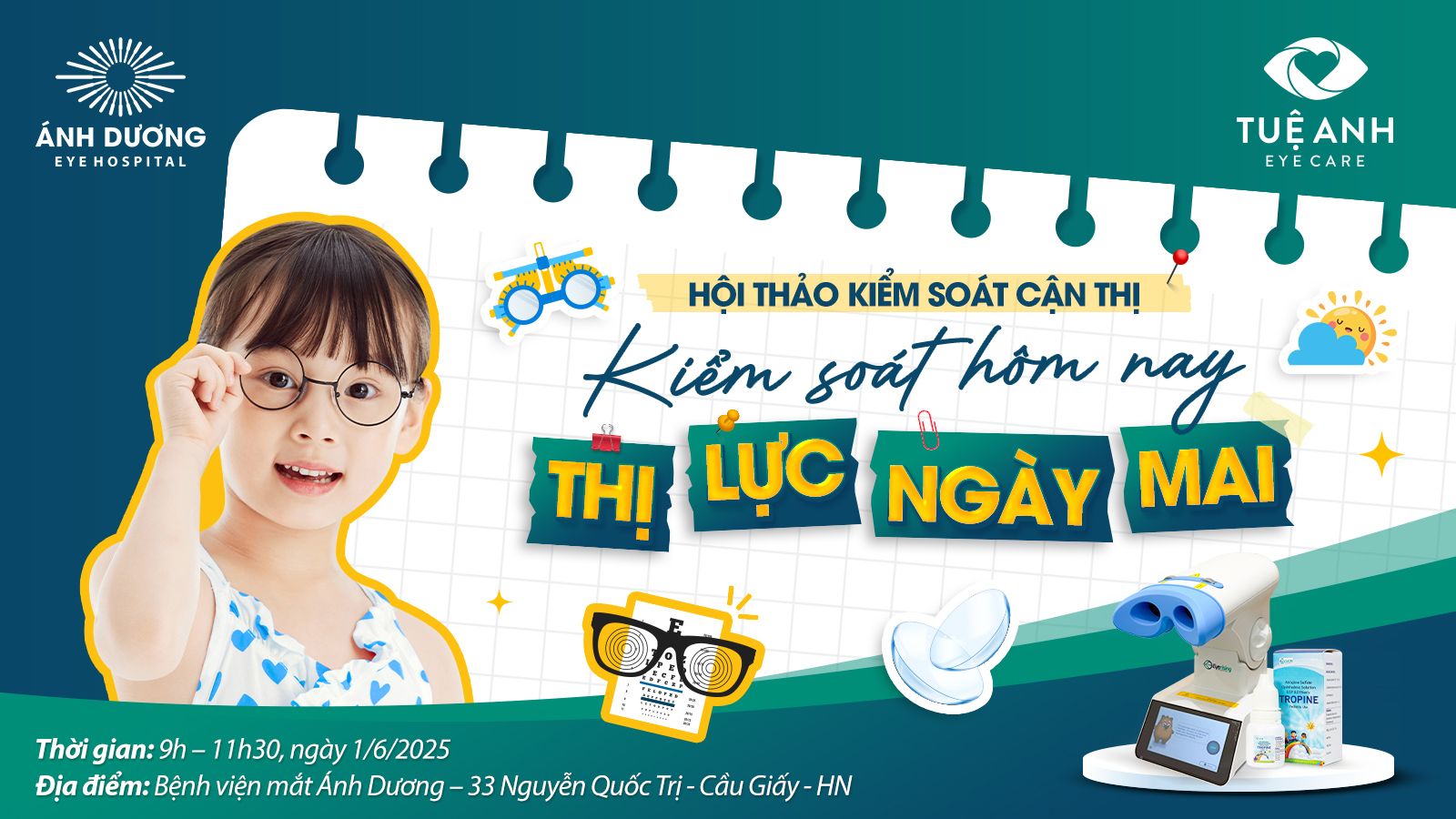 Hội thảo kiểm soát cận thị: Kiểm soát hôm nay, thị lực ngày mai