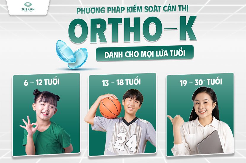 Ortho-K dành cho lứa tuổi nào? Lợi ích kiểm soát cận thị không phẫu thuật