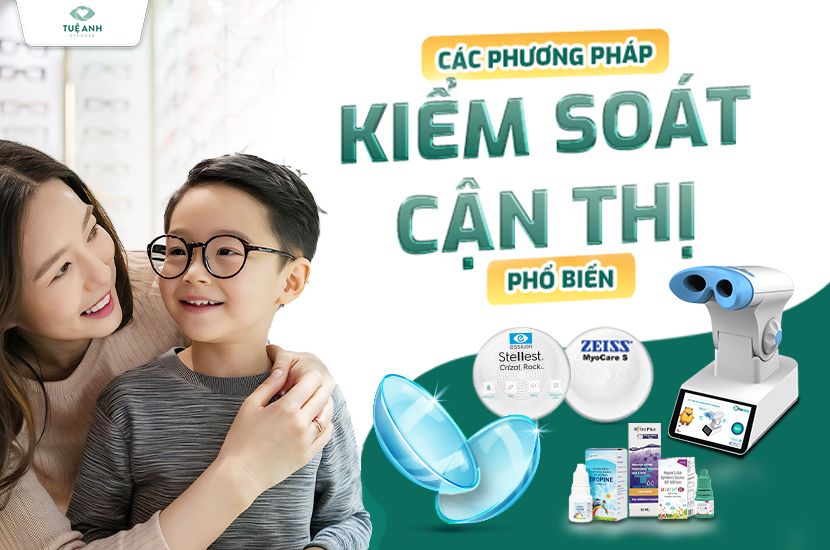 Các phương pháp kiểm soát cận thị phổ biến nhất 2026 