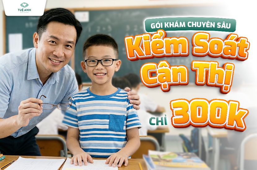 Ôn thi không lo tăng độ: Giải pháp kiểm soát cận thị cho con chỉ 300k