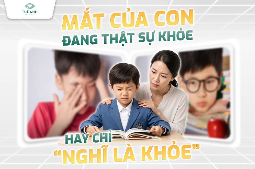 Mắt con thật sự khoẻ - hay chỉ “nghĩ là khoẻ”?