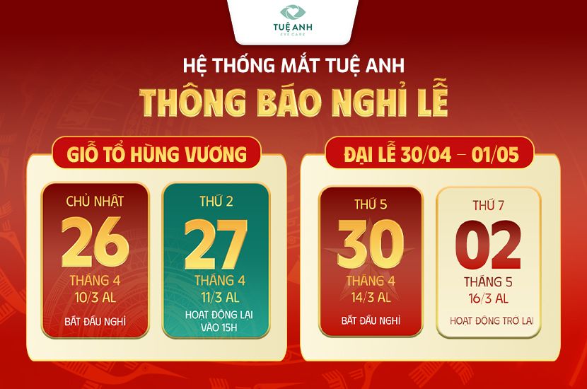 Thông báo lịch nghỉ lễ Giỗ tổ Hùng Vương và đại lễ 30/4 -1/5 