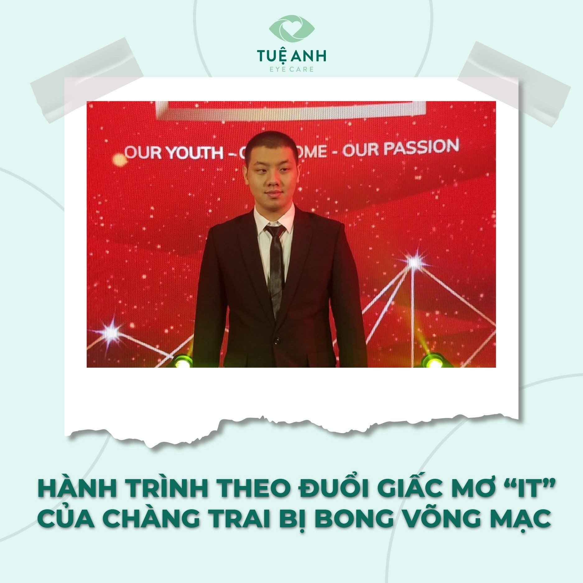 HÀNH TRÌNH KIÊN CƯỜNG THEO ĐUỔI GIẤC MƠ IT CỦA CHÀNG TRAI BONG VÕNG MẠC