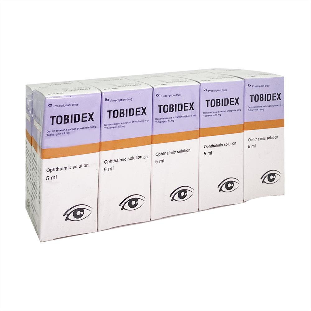 Thuốc nhỏ mắt Tobidex có công dụng giảm khả năng  nhiễm khuẩn ở mắt